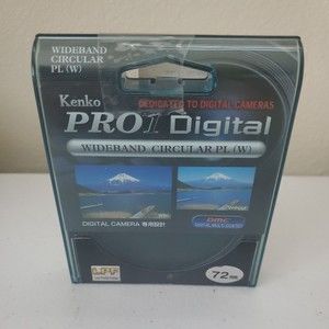 Kenko 72mm Pro 1 Digital Wideband Circular PL (W) Made in Japan
